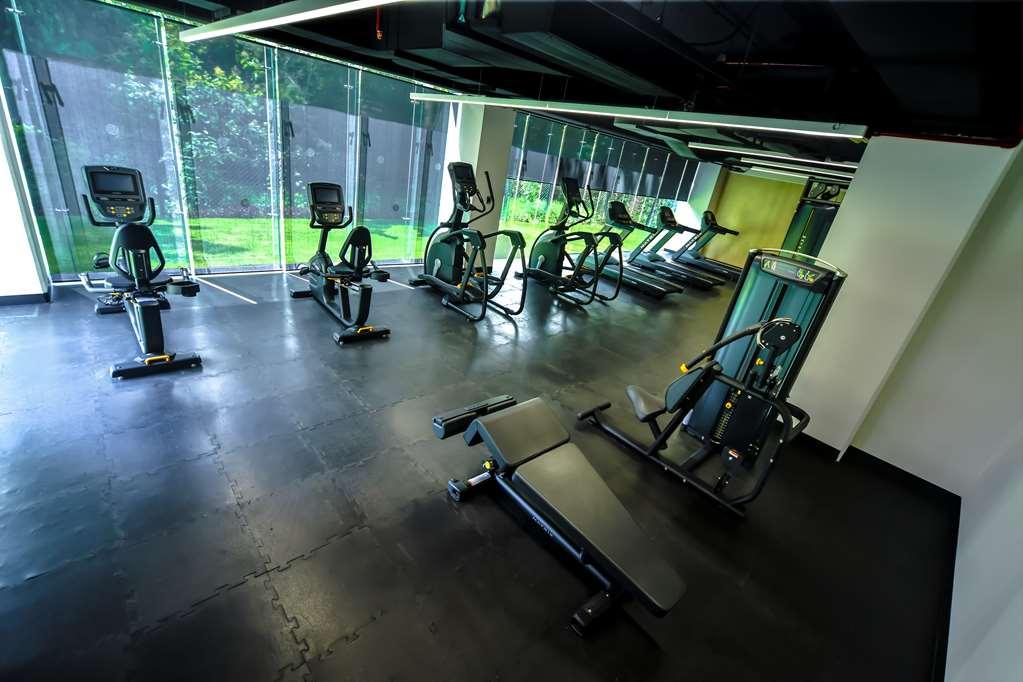 Galeria Plaza San Jeronimo Hotel Mexico-stad Faciliteiten foto The gym at the hotel